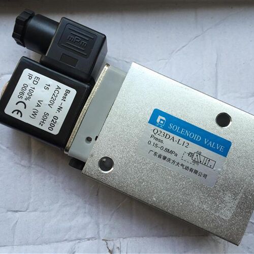 肇庆电磁阀/两位五通单电控换向阀Q25DA-L6/L8/L12/L15220V24V