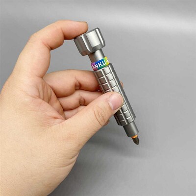 ANKU安酷6.35螺丝刀金属EDC多功能工具6.35批头手柄全铝螺丝刀