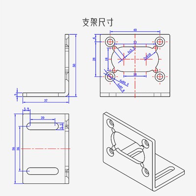 5840-31ZY双长轴蜗轮蜗杆微型马达大扭力直角调速正反转减速电机