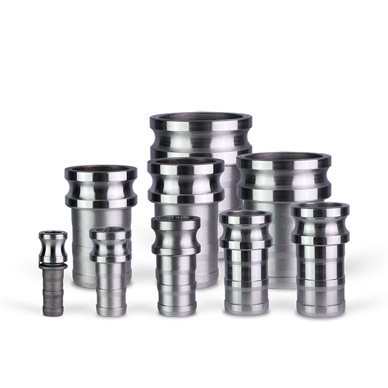 铝合金快速接头E型阳端2.5寸3寸4寸变径阳端插管公头软管快接包邮