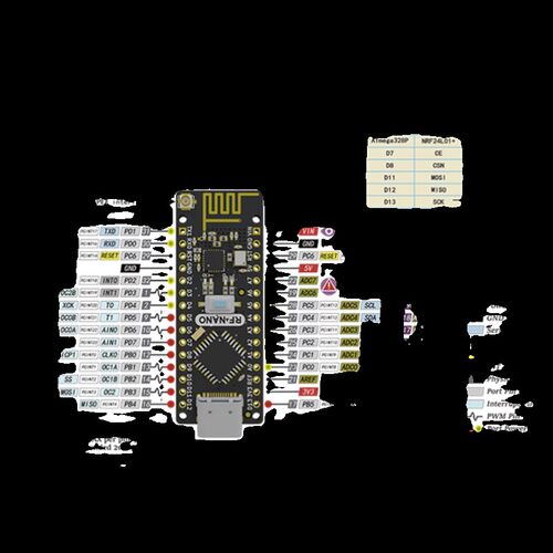 Arduino Nano V3.0 CH340改进版Atmega328P开发板 多用扩展板