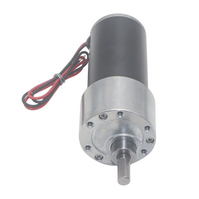 JGB37-31ZY永磁直流减速电机12V24V大扭力正反转可调速微型马达