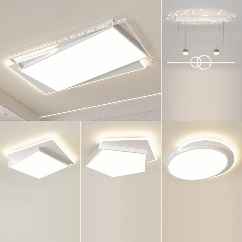 北欧风格简约大气2025年新款吸顶灯led客厅卧室餐厅全屋灯具套餐