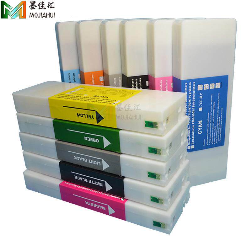 墨颂 9908兼容墨盒适用爱普7908打印机墨水盒含芯片颜料墨水