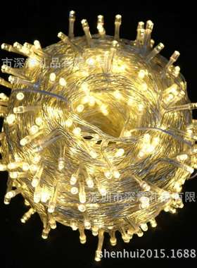 新款低压LED窗帘灯串 婚庆节日装饰彩灯100米1000头 低压彩灯串灯