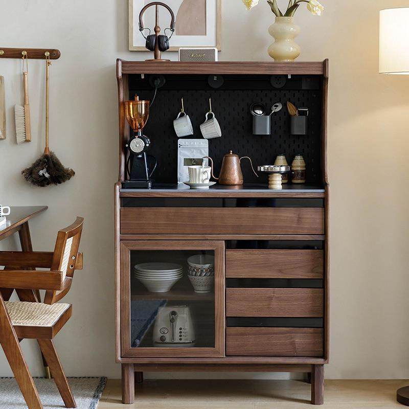 黑胡桃木实木餐边柜客厅家用靠墙一体边柜北欧小户型多功能餐边柜,玩具/童车/益智/积木/模型,毛绒/玩偶/公仔/布艺类玩具,淘宝优惠券,粉丝福利购,淘宝优惠卷