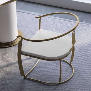 泡茶椅主人位新中式圈椅极简风设计师休闲椅客厅轻奢太师茶桌椅子