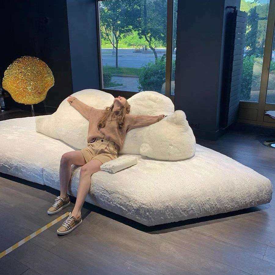 意式简约设计师北极熊沙发大平层布艺沙发网红酒店别墅设计师沙发,玩具/童车/益智/积木/模型,毛绒/玩偶/公仔/布艺类玩具,淘宝优惠券,粉丝福利购,淘宝优惠卷