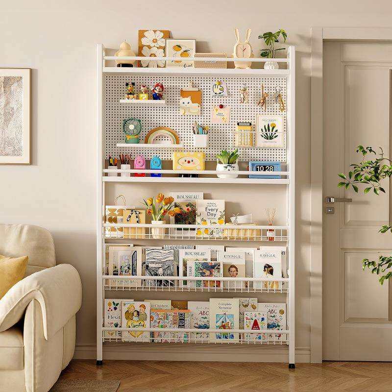 超薄置物架墙边柜钢制落地一体收纳架客厅走廊过道不占地方的书架,玩具/童车/益智/积木/模型,毛绒/玩偶/公仔/布艺类玩具,淘宝优惠券,粉丝福利购,淘宝优惠卷