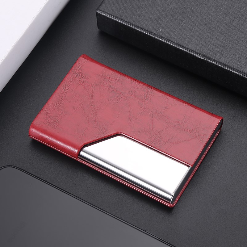 男士名片盒大容量女士名片夹卡包q卡盒可装银行卡信用卡免费提供