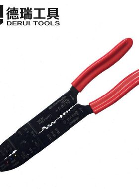 电缆3压线钳剥头 剥线钳手动 H平多功能线S工具德瑞13- 线开