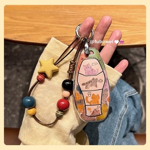 红旗hs5钥匙套25款h5壳h9高档hsA3女款h6专用hs7车hq9可爱天工08