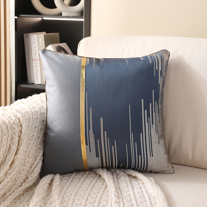 轻奢高档45x45沙发靠垫抱枕靠背垫罩抱枕套不R含芯样板房客厅靠枕