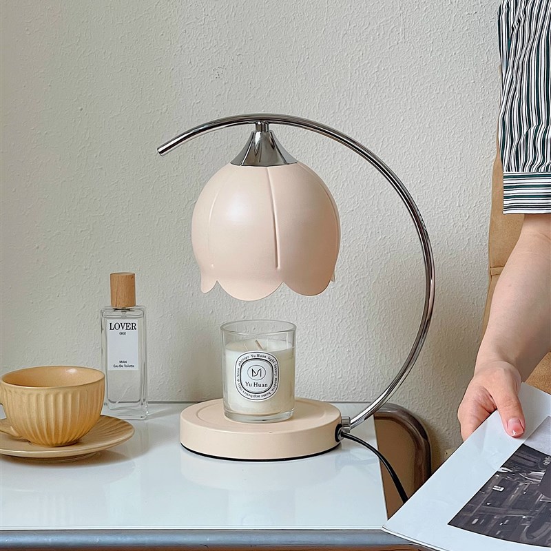 铃兰香薰灯融蜡灯融烛灯卧室床头柜氛围装饰M台灯送女生生日礼物