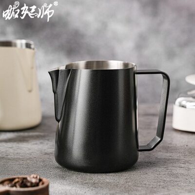 杯奶m泡打450泡压纹打l尖嘴缸拉花缸奶专业不锈钢咖啡拉花杯缸奶