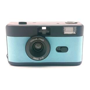 多次性带闪光灯半格相机135复古傻瓜胶片胶卷相机可制图案LOGO