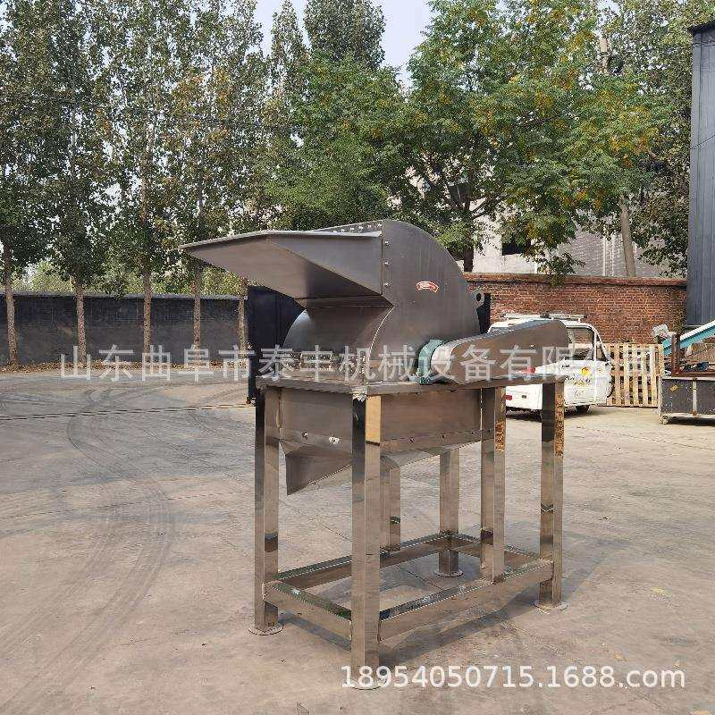 304不锈钢香料粉碎机锤片式桂皮打粉机三七黄芪粉碎机鲜蔬菜粉碎