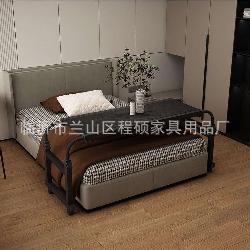 跨床桌可移动桌子懒人电脑桌书桌卧室学习桌床上桌子升降式懒人桌