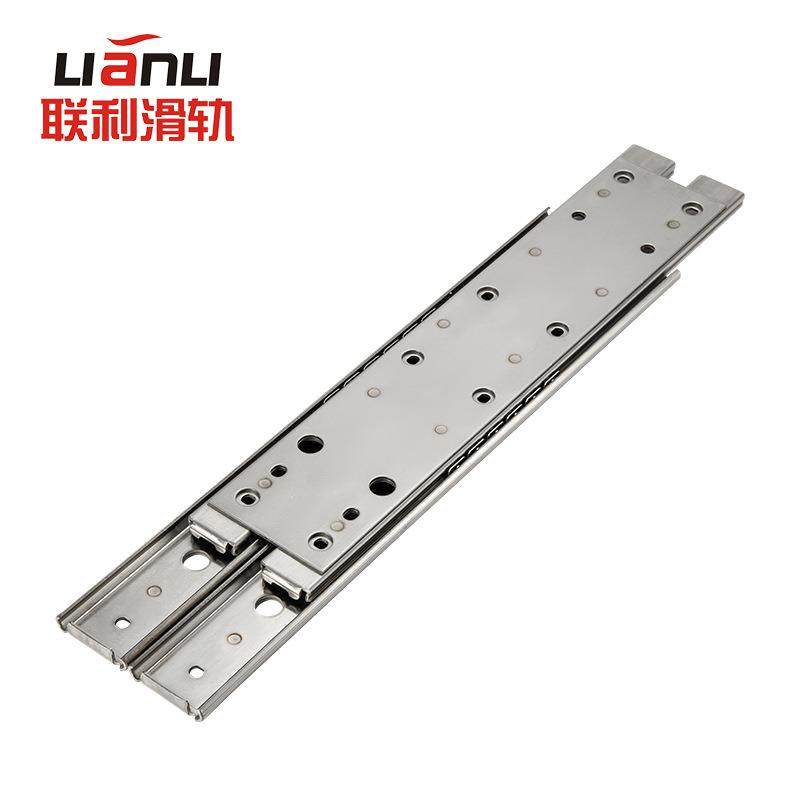 厂家供应SSRRH36线性滑轨两段抽拉型重载不锈钢导轨304不锈钢滑轨