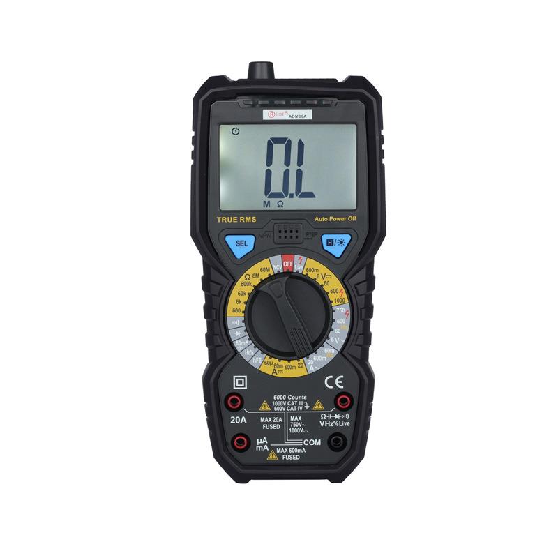 BSIDE ADM08A数字防烧数显万用表高精度电压电流表真有效值表