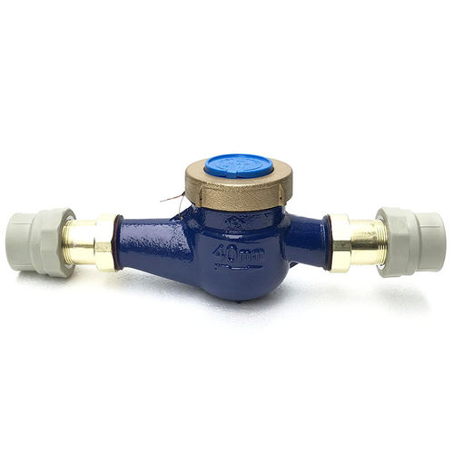 63ppr水表PE50丝扣冷水表dn40外螺纹热水表pe63丝扣水表pvc50水表