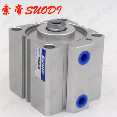 薄型小气缸SDA32/40/50X5X10X20X25X30X35X40X50X100-S-B亚德客型