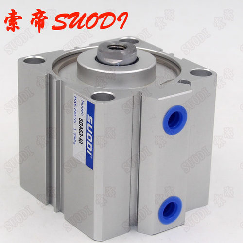 薄型小气缸SDA32/40/50X5X10X20X25X30X35X40X50X100-S-B亚德客型