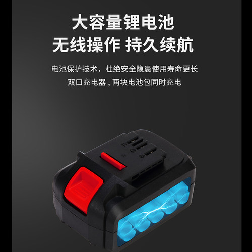 KEN 锐奇锂电冲击扳手BL6425反转自停无刷电动风炮 汽修扳手 工具