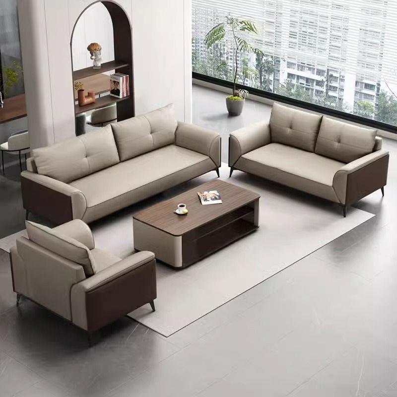 办公室沙发套装办公沙发商务会客厅接待室高级一整套沙发茶几组合