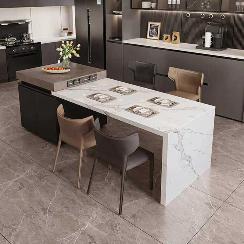 可伸缩岩板岛台带电磁炉餐桌一体开放式厨房茶吧操作台两用自家木,农机/农具/农膜,其它农用工具,淘宝优惠券,粉丝福利购,淘宝优惠卷