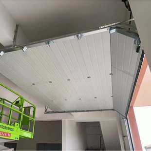 工业提升门滑升门自动翻板门仓库大门电动滑升门钢制提升门E18