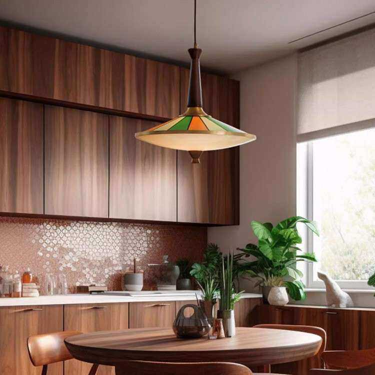 中古全铜实木餐厅吊灯创意复古彩色餐桌吧台岛台灯圆形卧室飞碟灯,农机/农具/农膜,其它农用工具,淘宝优惠券,粉丝福利购,淘宝优惠卷