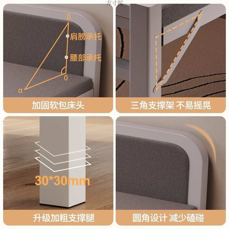 折叠床单人床家用简易小床宿舍午休床午睡神器出租屋双人硬板铁床