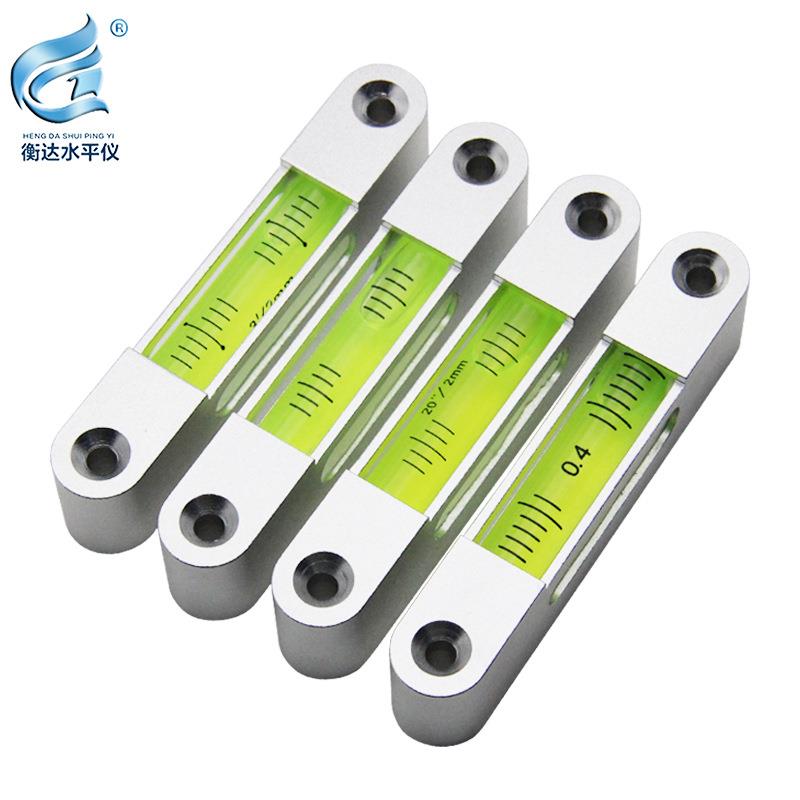 三窗观测水平泡8920条式水平仪便携式水准泡水平尺铝合金长条气泡