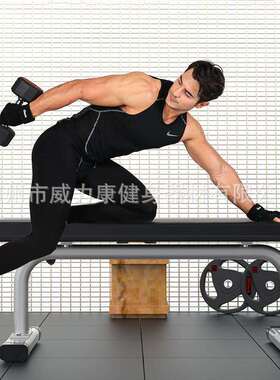 驰尚厂家FC8001H商用平板哑铃凳卧推凳平板凳健身椅举重椅健身器