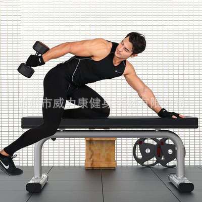 驰尚厂家FC8001H商用平板哑铃凳卧推凳平板凳健身椅举重椅健身器