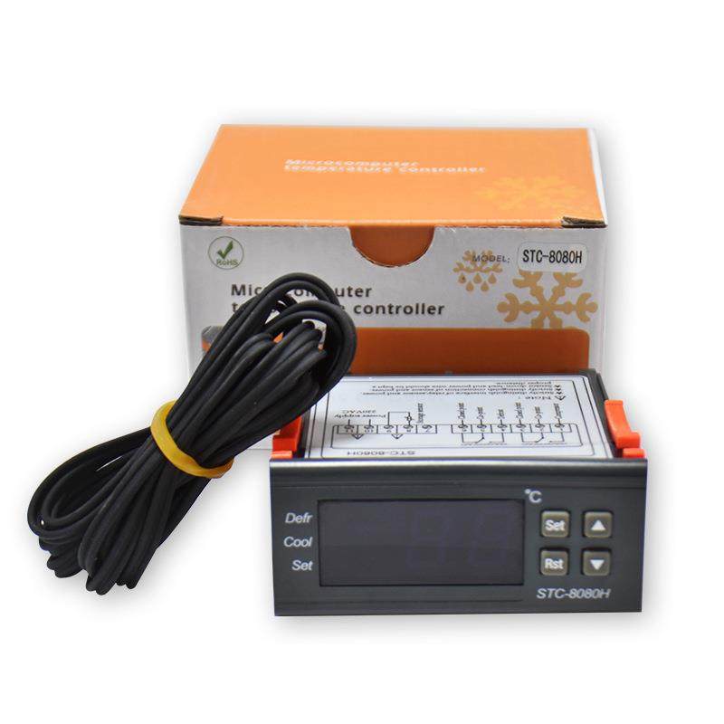 冰箱冷柜全自动温控器智能电子数显微电脑温度控制器STC-8080H