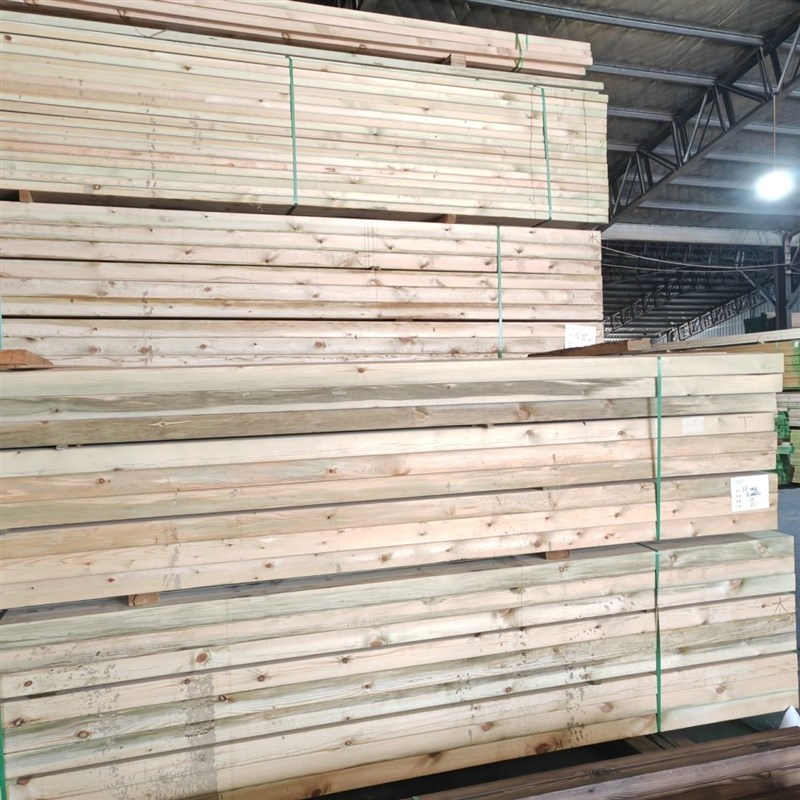 樟子松防腐木h地板方柱木方定制户外地板木条木板方木立柱木加工