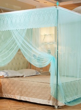 家用蚊帐0.9m1.2米1.5m床1.8mH床人双人学生宿舍门蚊帐加密2米