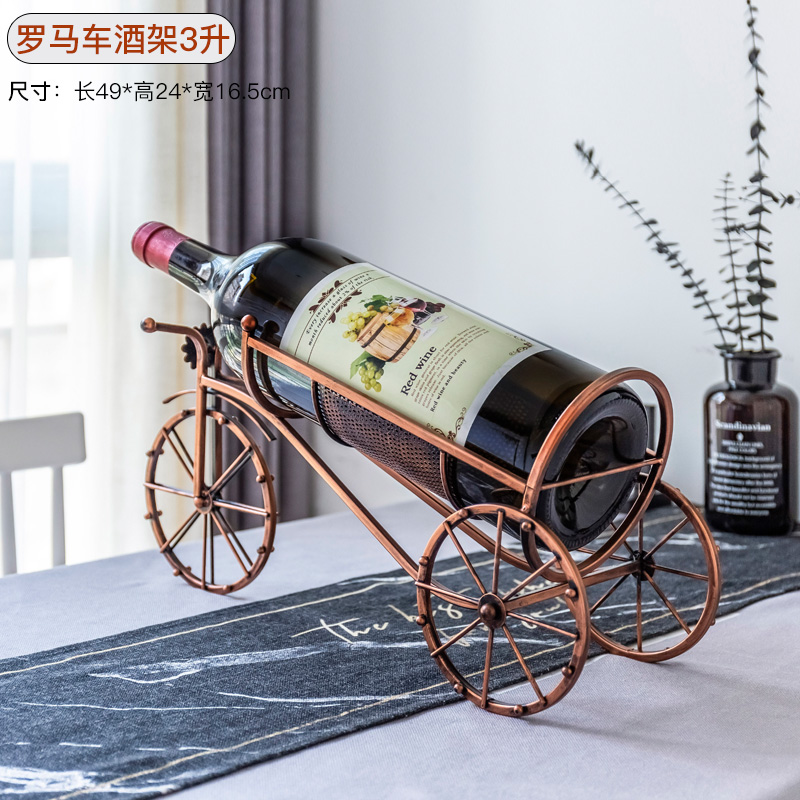 3L5L大号红酒架创意1.s5L葡萄酒架子5升大瓶装五升欧式摆件酒瓶架