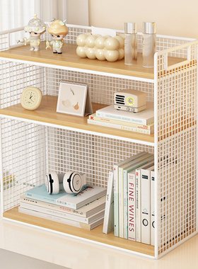 桌面置物架桌上书架收纳盒书桌整理架餐桌杯架P书柜子办公室书立