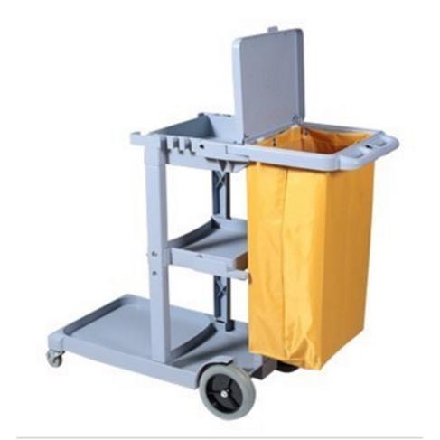 白云 AF08170A多功能清洁车 布草车手推车收集车带盖子三层平板车