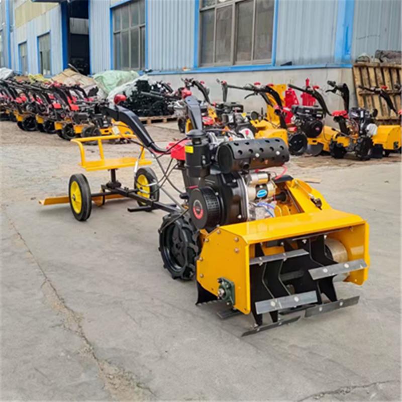 新式四驱多功能开沟机小型农用深沟除草开荒耕地家用旋耕果园微耕