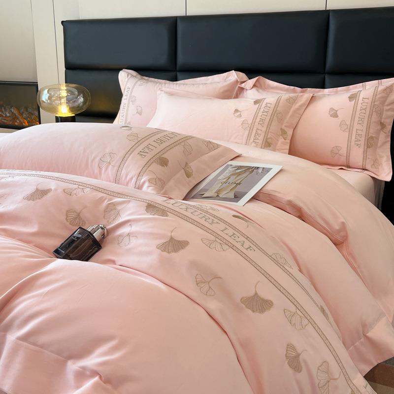 秋冬季A类母婴级全棉磨毛四件套100纯棉加厚被套床单床笠床上用品