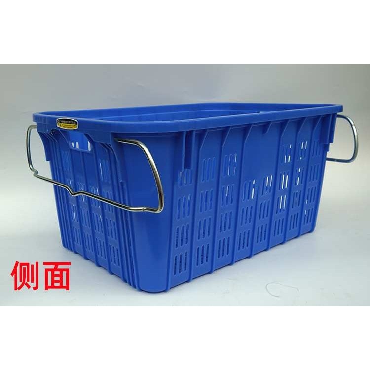 珠江2号周转箩水果塑料筐周转箱长方形胶框收纳箩快递框货框箩筐
