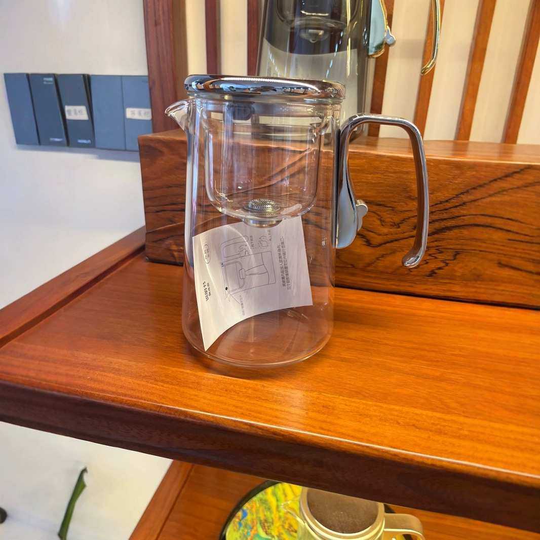 飘逸杯泡茶壶全玻璃内胆泡茶神器家用按压式茶具茶水分离茶杯茶水