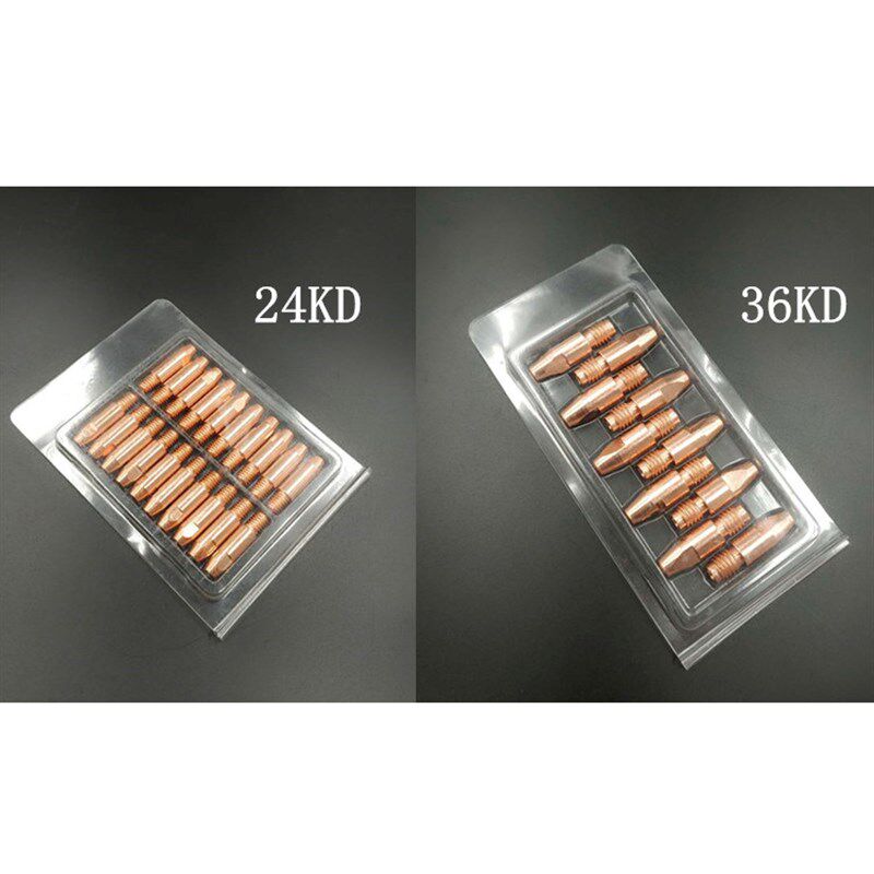 24/36KD紫铜焊丝导电咀二氧化碳气体保护焊机焊枪头配件焊接电嘴