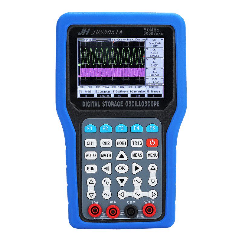金涵手持示波器JDS3051A\3082A\3072E双通道万用表函数信号发生器