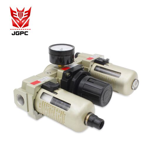 气动气泵油水分离过滤器AF+AR+AL三联件AC2000-02/AC2000-02D自动