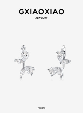 G XIAOXIAO 轻奢小众时尚百搭蝴蝶新年礼物耳环 F20H52 F20H53